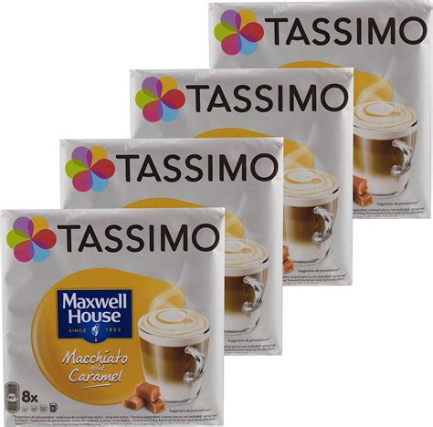 Tassimo Maxwell House Macchiato Caramel Café Cápsulas Café con Leche