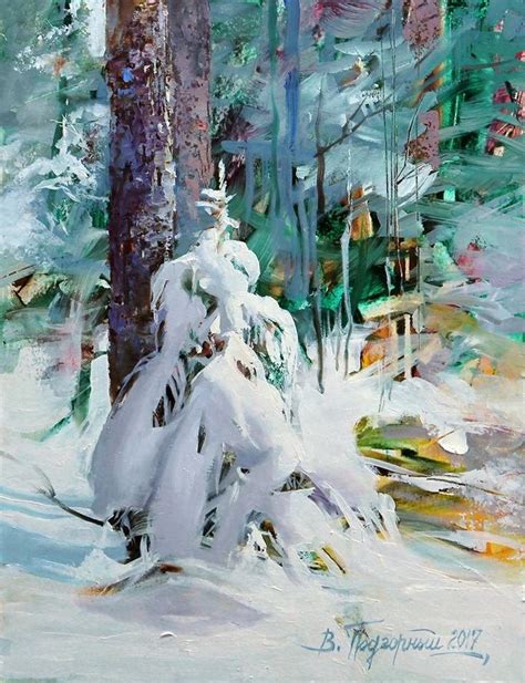 Gabriela On X Acrylic Art Projects Winter Landscape Painting