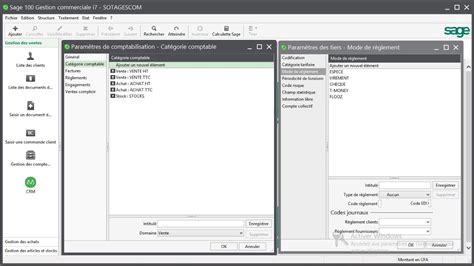 N Etape Comment Parametre Un Fichier Commercial Sage Saari