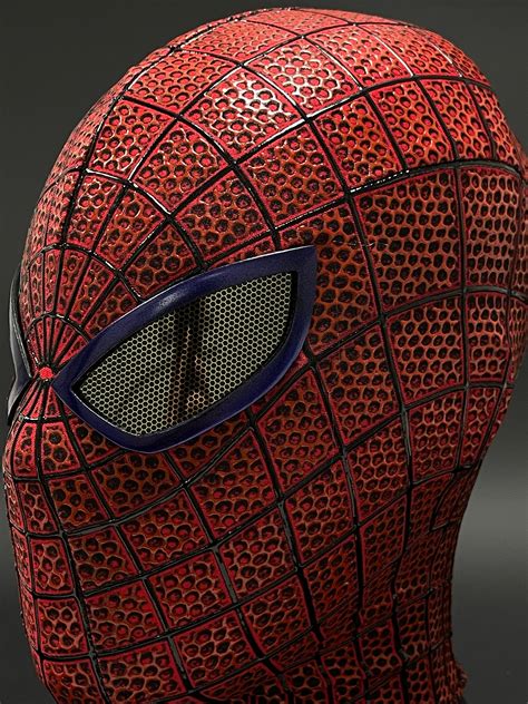 The Amazing Spiderman Mask With Faceshell And Lenses Etsy