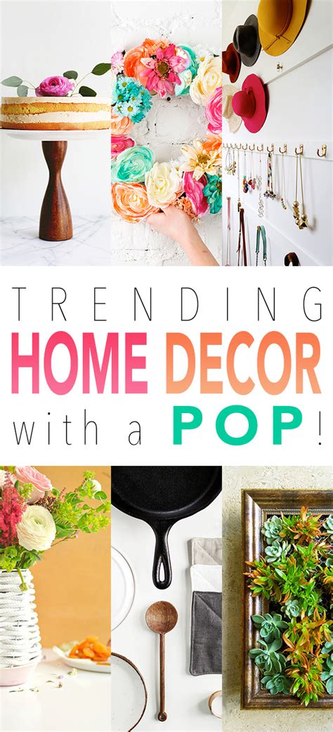 Trending Home Decor with a POP! - The Cottage Market