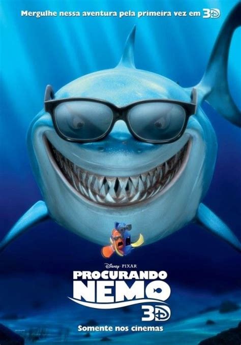 Tubarao De Procurando Nemo - O tubarão Bruce entra na onda do 3D em novo cartaz de Procurando Nemo ...