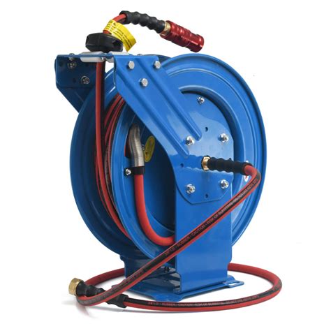 » Dual-Arm Auto-Retractable Steam Hose Reel