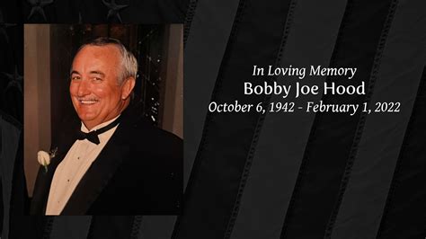 Bobby Joe Hood Tribute Video