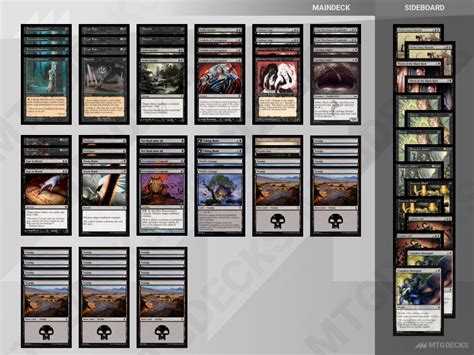 Pauper Pauper Mono Black Control Deck By