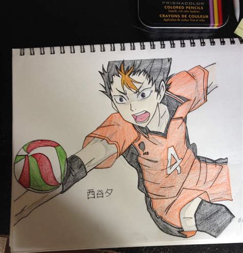 Easy Haikyuu Nishinoya Drawing