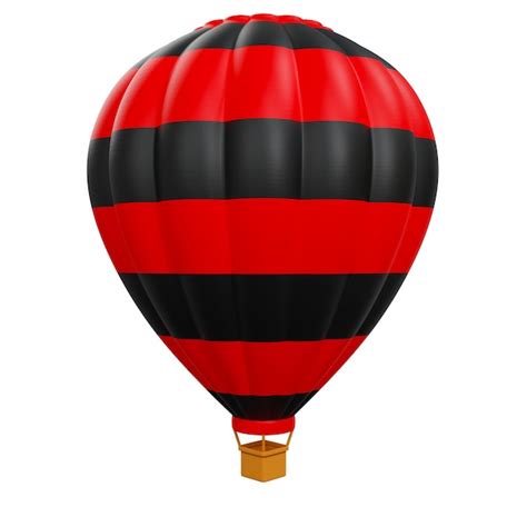 Premium Photo 3d Rendering Hot Air Balloon Isolated