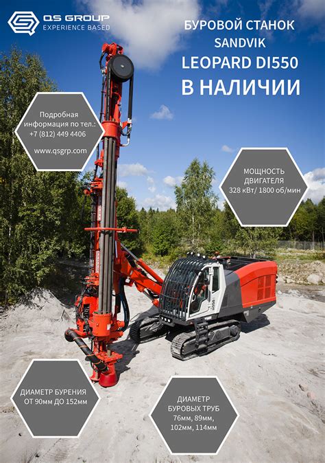 Буровой станок Sandvik Leopard DI550 в наличии