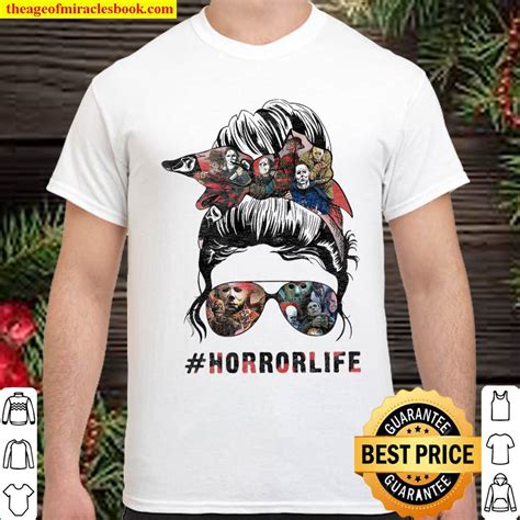 Official Horror Life Girl Horror Character Halloween Shirt