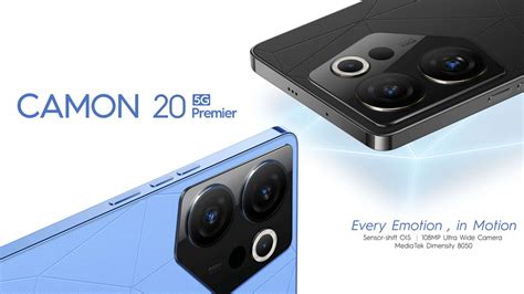 Tecno Camon Premier G Ra M T Chipset Dimensity Camera Mp