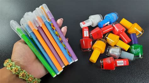 Best Out Of Waste Nail Polish Craft Idea Diy Arts And Crafts Best