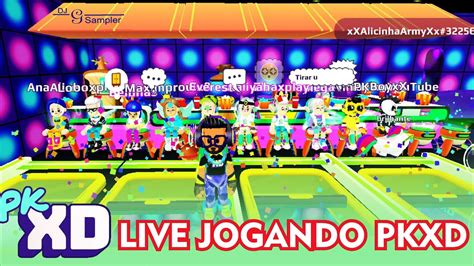 Pk Xd Live Jogando Com Inscritos Venha Festejar Com O Dj Pelo Mundo Pkxd Ao Vivo Youtube