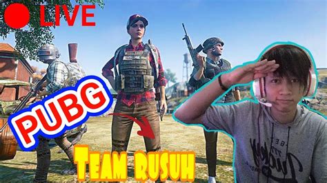 Live TEAM SQUAD RUSUH HERE SANHOK PUBG MOBAIL YouTube