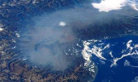 Smog La Cappa Sulla Pianura Padana Fotografata Dall Astronauta Nespoli