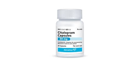 Citalopram 30mg Capsule Approved By Fda Almatica Pharma