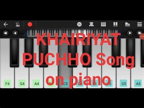 Khairiyat Puchho Song On Piano By Piano Player Yuvraj Youtube