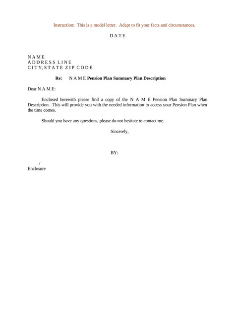 Pension Verification Letter Sample Fill Out And Sign Online Dochub