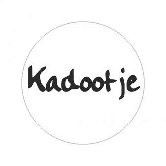 Stickers Zwart Wit Kadootje Zwartwitshop