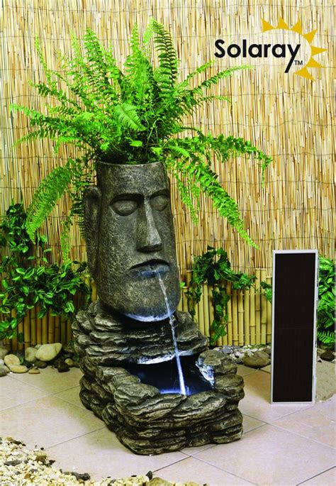 Tiki Head Planter Thuem Garden Plant