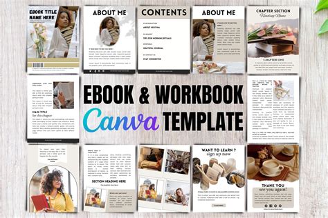 Ebook And Workbook Canva Template Graphic By Craftsmaker Creative Fabrica