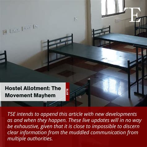 Hostel Allotment: The Movement Mayhem - The Fifth Estate, IIT Madras