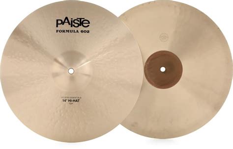 Paiste 14 Inch Formula 602 Modern Essentials Hi Hat Cymbals Reviews