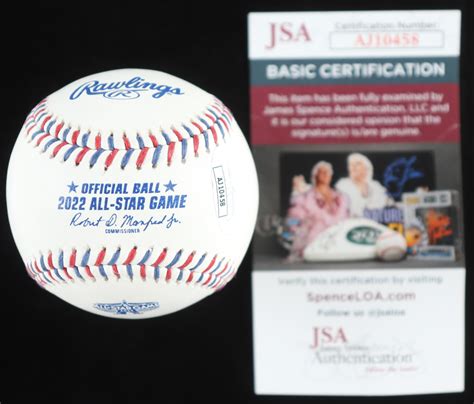 Luis Arraez Signed All Star Game Logo Baseball Jsa Pristine