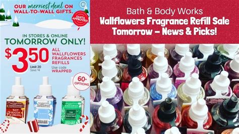 Bath Body Works Wallflowers Fragrance Refills Sale TOMORROW News