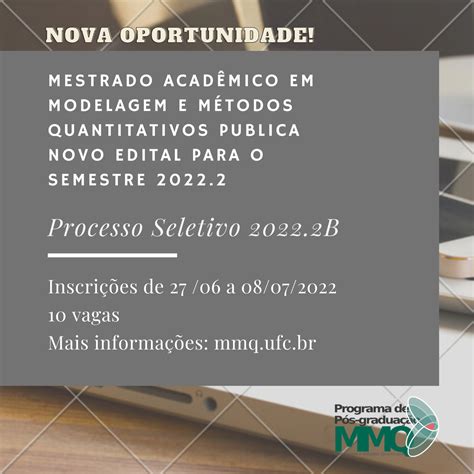 Novo Edital Publicado Para A Turma Do Curso De Mestrado Em