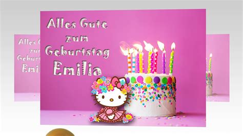 Alles Gute Zum Geburtstag Emilia Видео Dailymotion