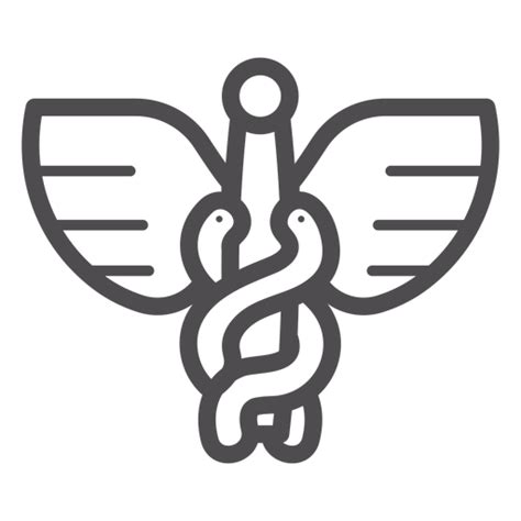 Caduceus Stroke Icon Png And Svg Design For T Shirts