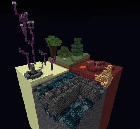 4 Chunks Survival Map 12021201120119211911191181171