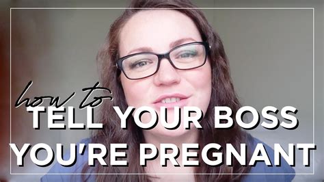 Tell Your Boss Youre Pregnant 12 Weeks Pregnant Youtube