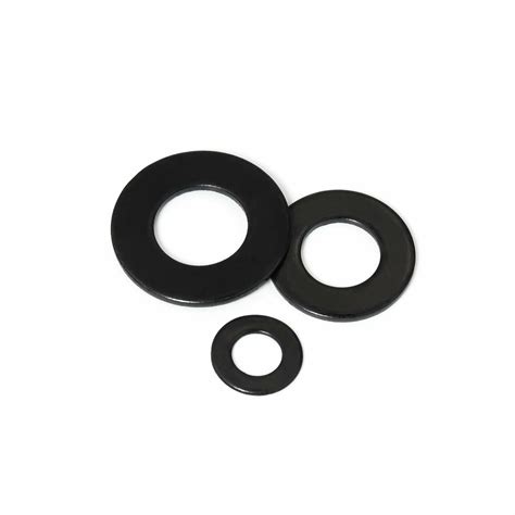 580pcs Black Nylon Flat Washer Assortment Kit M2 M25 M3 M4 M5 M6 M8 M10 M12 Plastic Plain