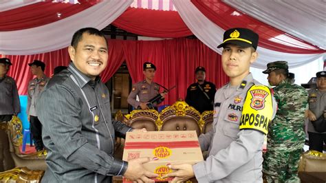 Bupati Bungo H Mashuri Sp Me Melakukan Peninjauan Pos Keamanan