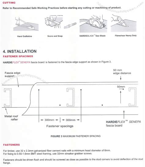 Hardiflex Senepa Fiber Cement Fascia Board Installation Philippines