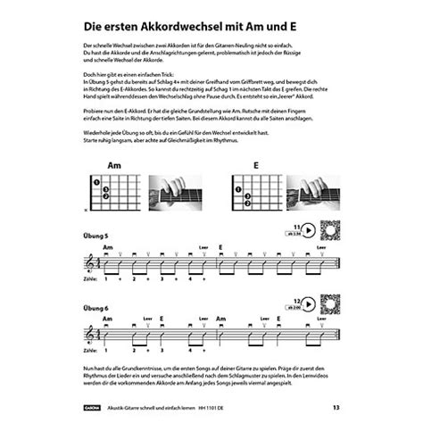 Cascha Akustik Gitarre Schnell Und Einfach Lernen Instructional Book