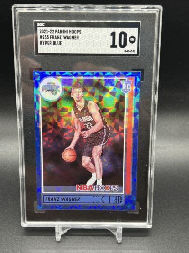 Franz Wagner RC Rookie 2021 22 Panini NBA Hoops Rookie Hyper Blue 235