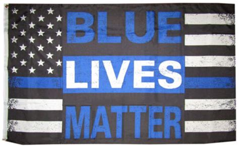 3x5 TRUMP 2024 Blue Lives Matter USA POLICE Thin Blue Line BIDEN SUCKS