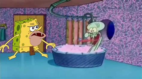 Caveman Spongebob Drops By Squidward S House YouTube