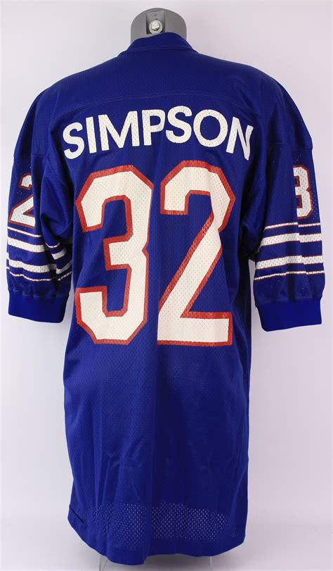 Lot Detail - 1971-74 OJ Simpson Buffalo Bills Home Jersey (MEARS A8)