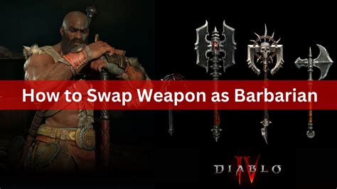 Diablo IV How To Swap Weapon As Barbarian YouTube