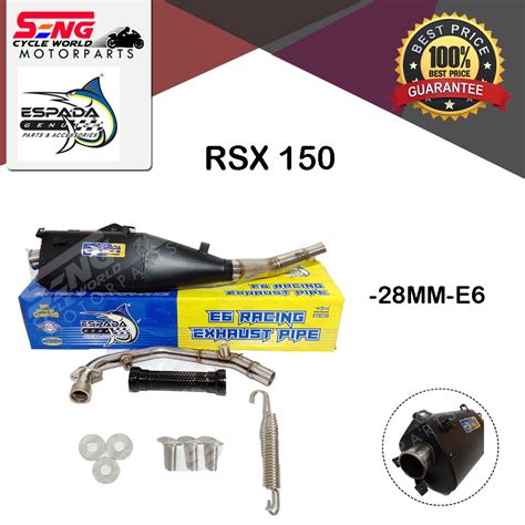 Srl115 Fi Rsx150 Rs150 Sym Vf3i Racing Muffler E4 Espada Shopee Malaysia