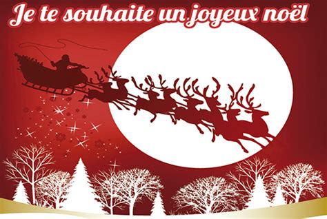 Jolie Carte Je Te Souhaite Un Joyeux Noël