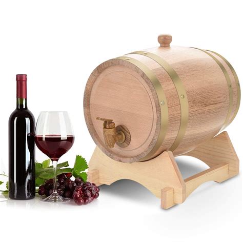 Buy Yosoo Gear L Wooden Barrel Vintage Wine Barrel Oak Timber Wine