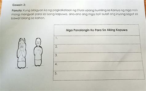 Gawain Panuto Kung Bibigyan Ka Ng Pagkakataon Ng Diyos Upang