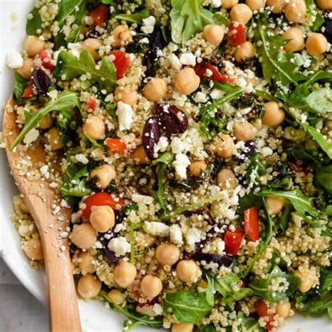 Mediterranean Quinoa Salad With Feta