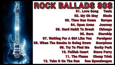 rock ballads  youtube