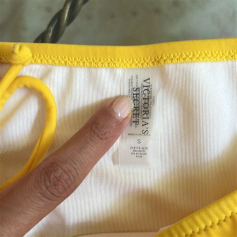 Victorias Secret Yellow Bikini Gem