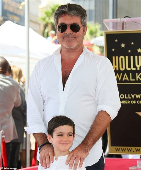 Talk Of The Town Simon Cowell Makes Sure Son Eric Has The T Rex Factor